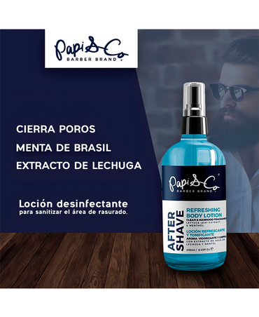 PAPI & CO. AFTER SHAVE 250 ML. - El Palacio De La Belleza