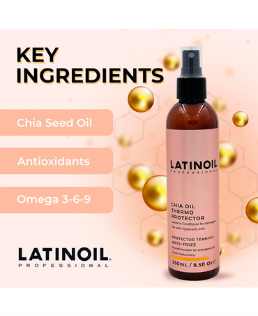 LATINOIL CHIA OIL THERMO PROTECTOR SPRAY 250 ML.