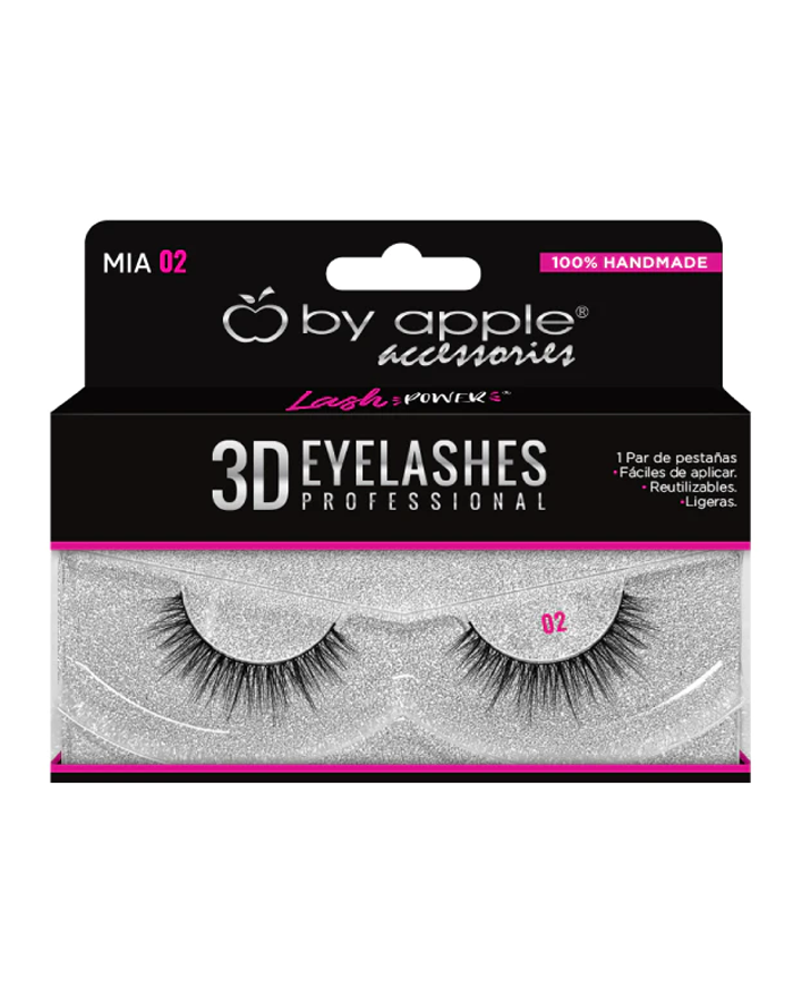 BY APPLE 3D EYELASHES W-02 MIA 33897