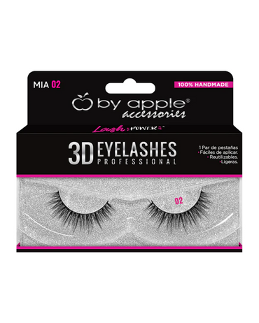 BY APPLE 3D EYELASHES W-02 MIA 33897