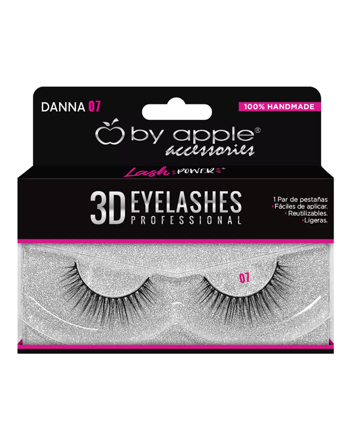 BY APPLE 3D EYELASHES W-07 DANNA 34557 - El Palacio De La Belleza