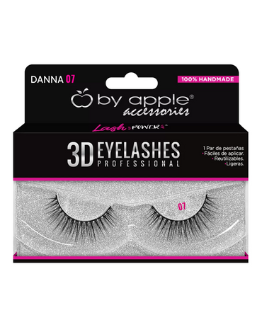 BY APPLE 3D EYELASHES W-07 DANNA 34557 - El Palacio De La Belleza