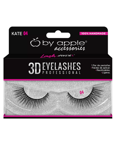 BY APPLE 3D EYELASHES W-04 KATE 33898 - El Palacio De La Belleza
