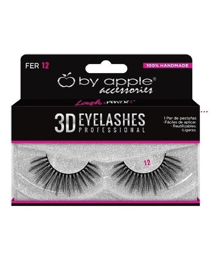 BY APPLE 3D EYELASHES W-12 FER 37021