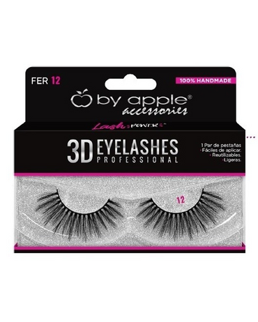 BY APPLE 3D EYELASHES W-12 FER 37021