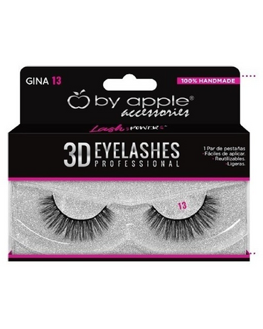 BY APPLE 3D EYELASHES W-13 GINA 37022 - El Palacio De La Belleza