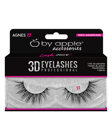 BY APPLE 3D EYELASHES W-22 AGNES 50198