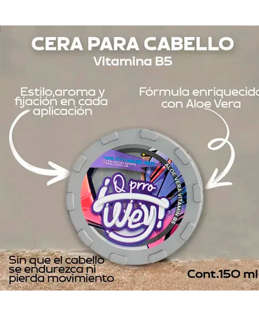 Q PRRO WEY CERA MODELADORA ALOE VERA 150 ML. - El Palacio De La Belleza
