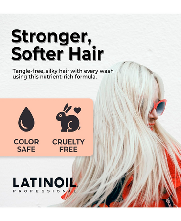 LATINOIL CHIA OIL PLATINUM BLACK SHAMPOO 250 ML.