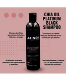 LATINOIL CHIA OIL PLATINUM BLACK SHAMPOO 250 ML.