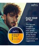 PAPI & CO. WAX GEL MEDIUM HOLD & SHINE 100 GRS./3.5 OZ.
