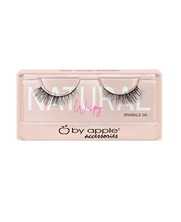 BY APPLE PESTAÑAS WISPY NATURAL SPARKLE #08