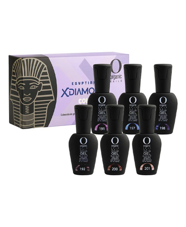 ORGANIC COLOR GEL COLECCION EGYPTIAN XDIAMOND 2 C/6 PIEZAS