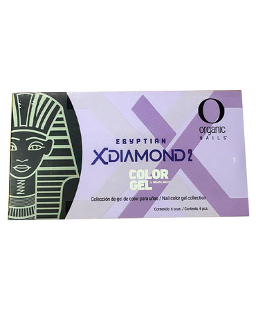 ORGANIC COLOR GEL COLECCION EGYPTIAN XDIAMOND 2 C/6 PIEZAS