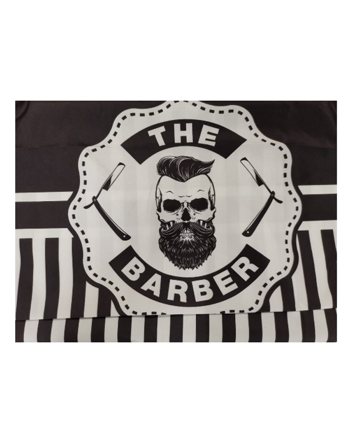 MC8 CUBRIDOR BARBERO ESTAMPADO THE BARBER CRANEO CON BARBA MC1026