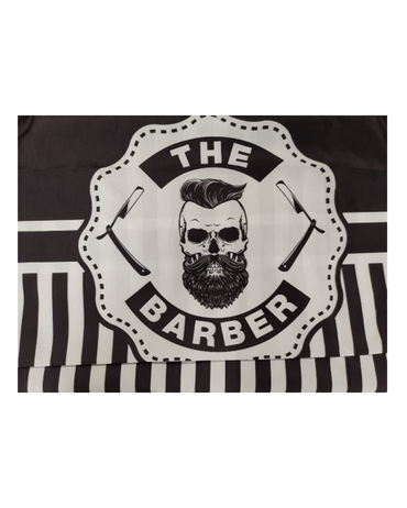 MC8 CUBRIDOR BARBERO ESTAMPADO THE BARBER CRANEO CON BARBA MC1026