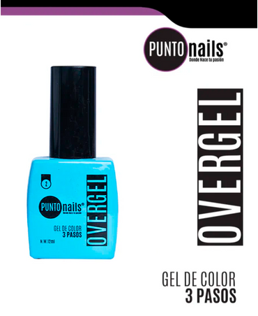 PUNTO NAILS OVERGEL 12 ML. #02 AZUL OCEANO