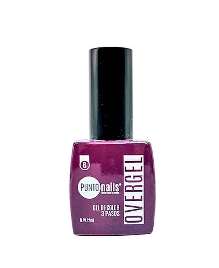 PUNTO NAILS OVERGEL 12 ML. #06 PURPURA TAUPE