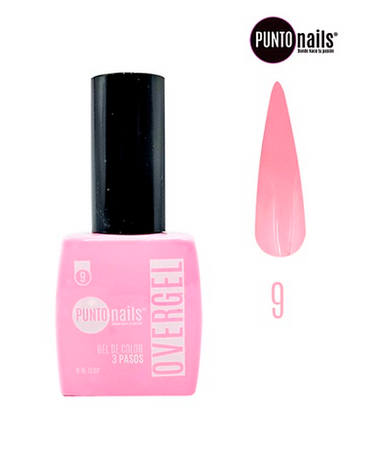 PUNTO NAILS OVERGEL 12 ML. #09 ROSA BABY