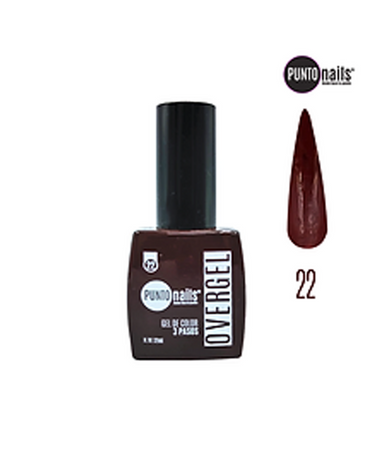 PUNTO NAILS OVERGEL 12 ML. #22 NUEZ