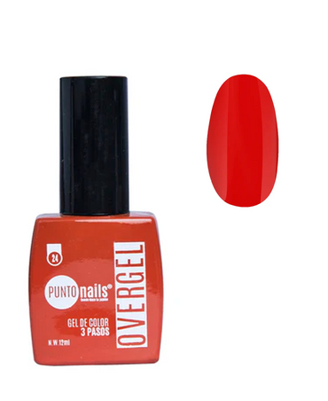 PUNTO NAILS OVERGEL 12 ML. #24 LADRILLO