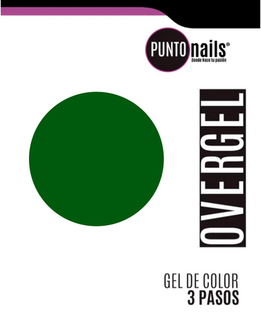 PUNTO NAILS OVERGEL 12 ML. #38 VERDE OLIVO