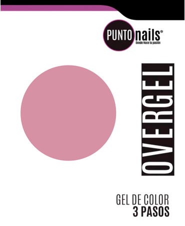 PUNTO NAILS OVERGEL 12 ML. #45 ROSA PLATINO