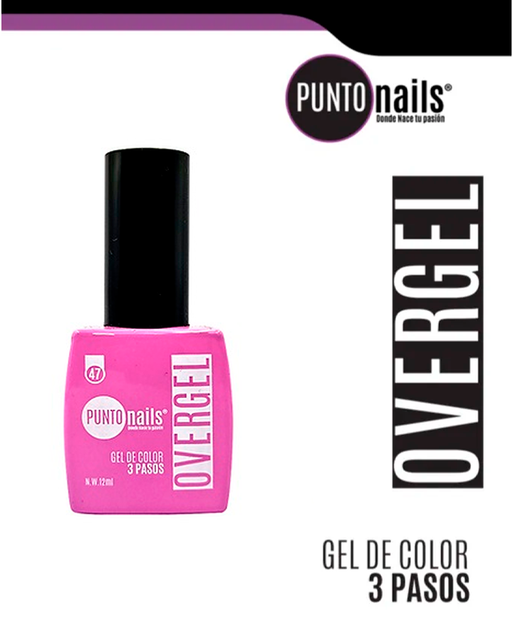 PUNTO NAILS OVERGEL 12 ML. #47 IRIS