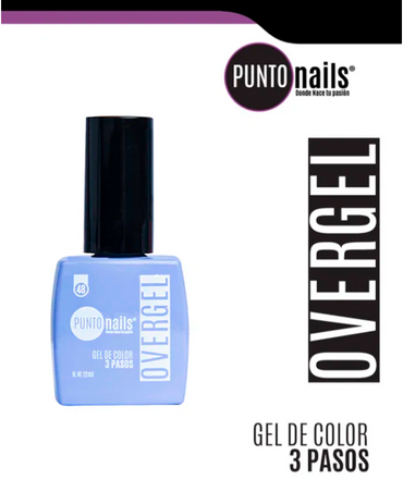 PUNTO NAILS OVERGEL 12 ML. #48 LILA