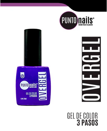 PUNTO NAILS OVERGEL 12 ML. #50 VIOLETA