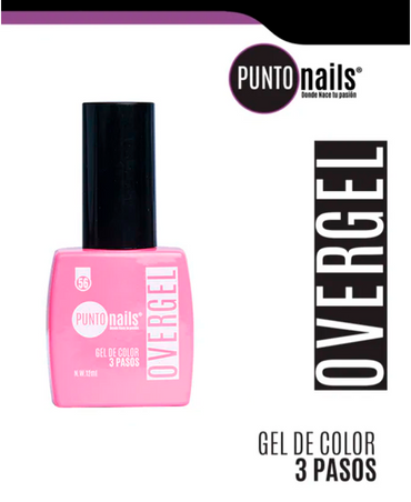 PUNTO NAILS OVERGEL 12 ML. #56 ALGODON DE AZUCAR