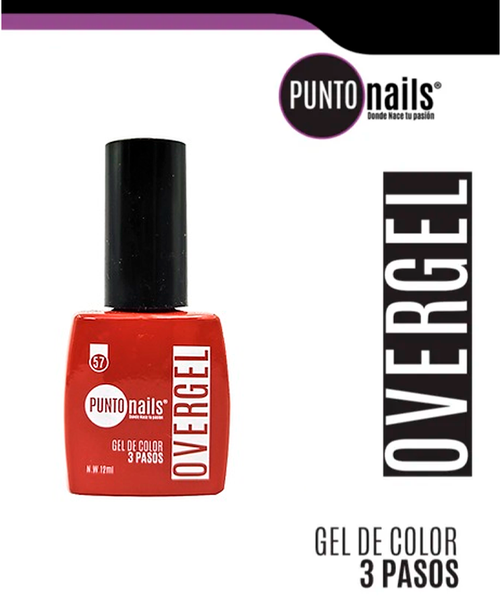 PUNTO NAILS OVERGEL 12 ML. #57 CANELA