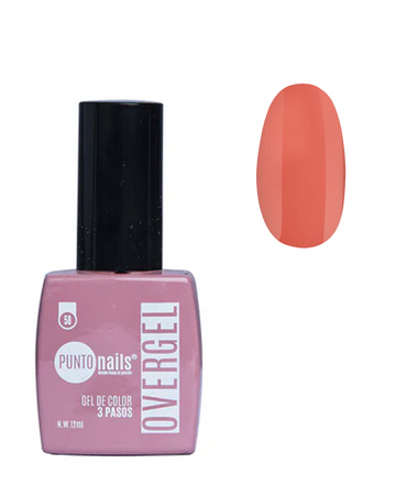 PUNTO NAILS OVERGEL 12 ML. #58 MOCACHINO