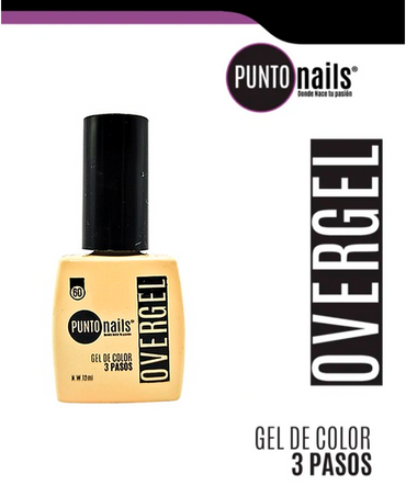 PUNTO NAILS OVERGEL 12 ML. #60 CREMA
