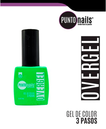 PUNTO NAILS OVERGEL 12 ML. #66 VERDE LIMON
