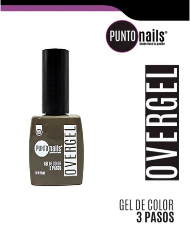 PUNTO NAILS OVERGEL 12 ML. #69 GRIS CLARO
