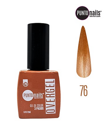 PUNTO NAILS OVERGEL 12 ML. #76 CHAMPANGE
