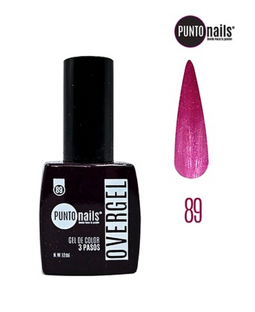 PUNTO NAILS OVERGEL 12 ML. #89 GUINDA