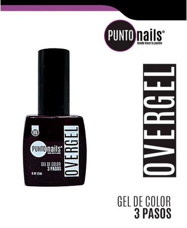 PUNTO NAILS OVERGEL 12 ML. #89 GUINDA