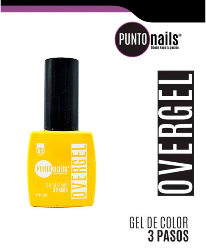 PUNTO NAILS OVERGEL 12 ML. #98 AMARILLO