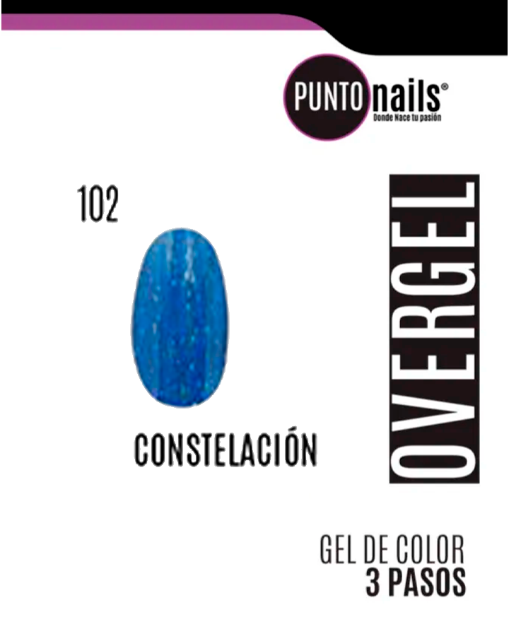 PUNTO NAILS OVERGEL 12 ML. #102 CONSTELACION