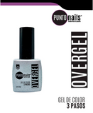 PUNTO NAILS OVERGEL 12 ML. #104 PLATA CON GLITTER
