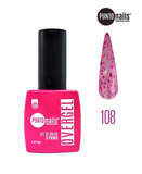 PUNTO NAILS OVERGEL 12 ML. #108 ROSA CON GLITTER