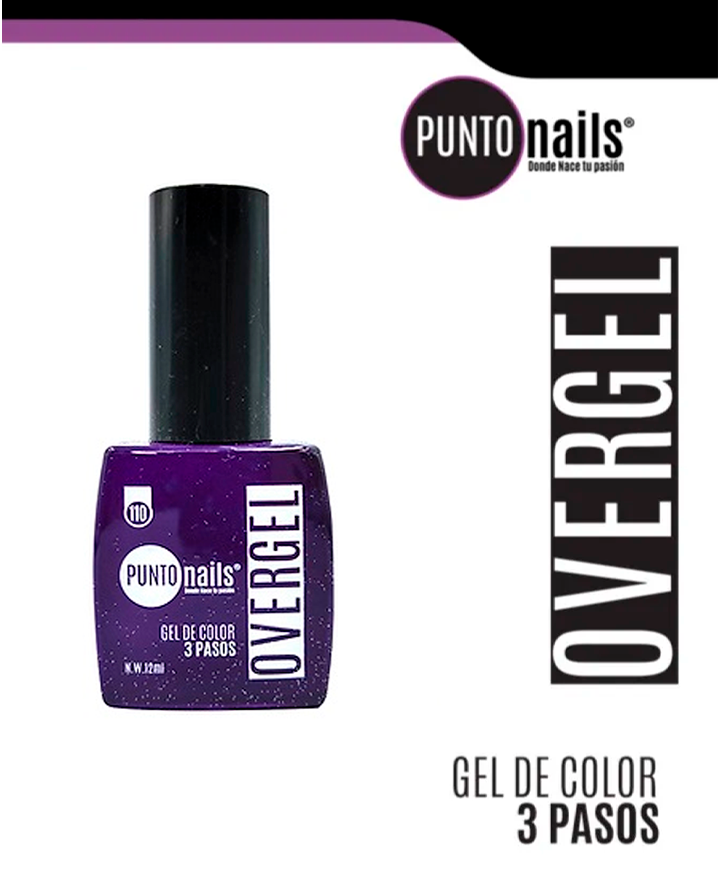 PUNTO NAILS OVERGEL 12 ML. #110 NOCHE MAGICA