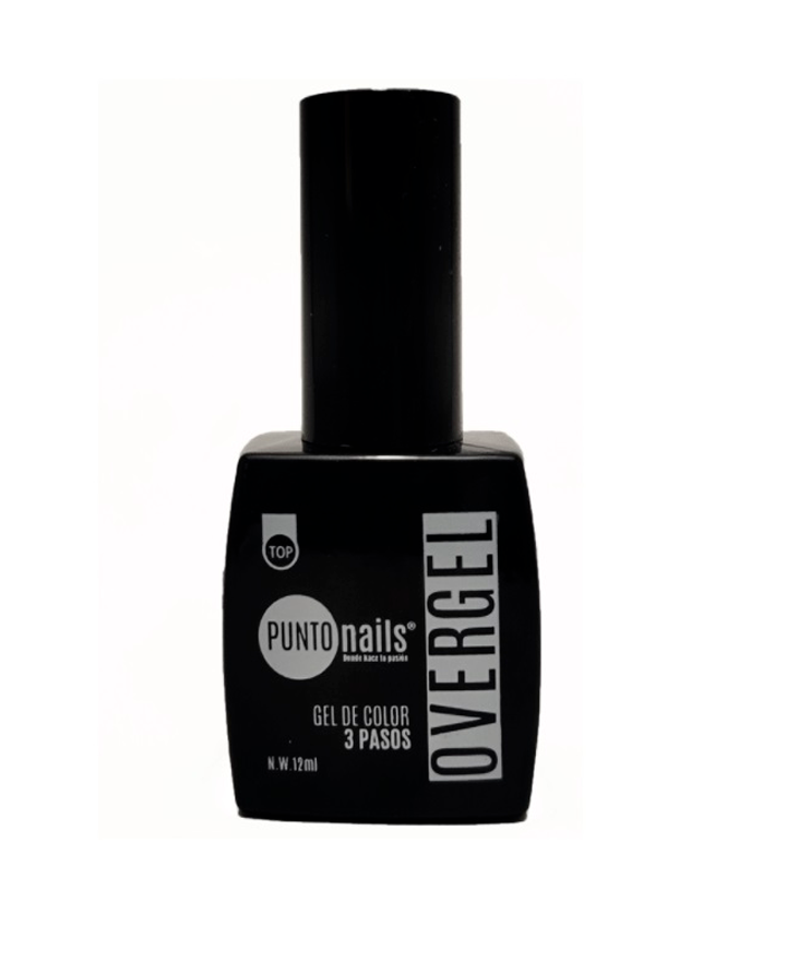 PUNTO NAILS OVERGEL 12 ML. # TOP U.V. USO CON LAMPARA