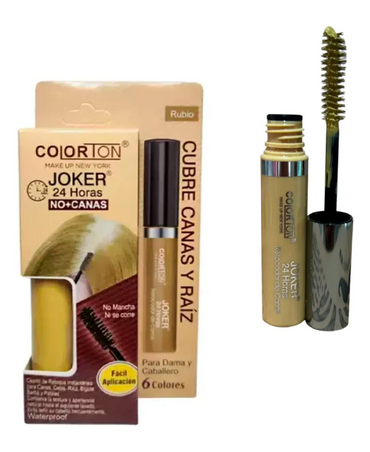 COLORTON JOKER 24 HORAS RETOCADOR CANAS C/CEPILLO CASTAÑO CLARO - El Palacio De La Belleza