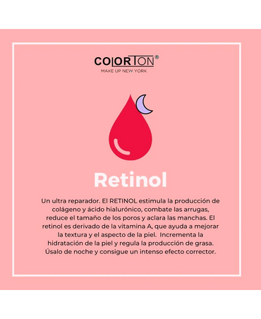 COLORTON RETINOL CENTELLA ASIATICA SERUM FACIAL DE NOCHE 30 ML.