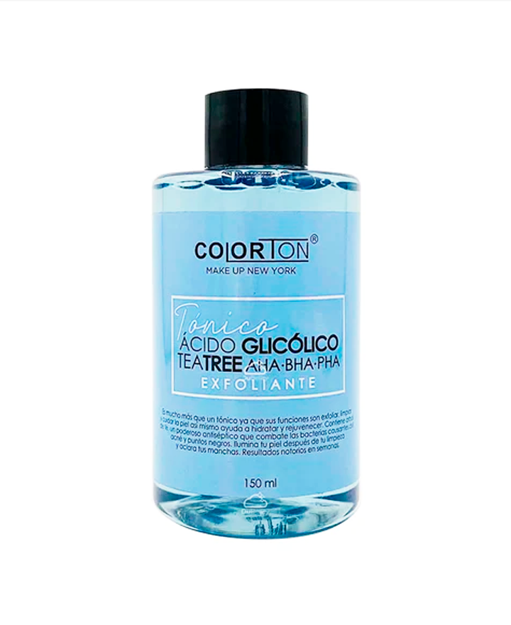 COLORTON TONICO ACIDO GLICOLICO TEATREE AHA-BHA-PHA EXFOLIANTE 150 ML. GLTL