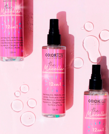 COLORTON THE MICELLAR HIALURONICO/COLAGENO/NIACIDAMIDA 12 EN 1 125 ML.