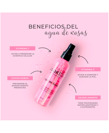 COLORTON AGUA DE ROSAS 125 ML. - El Palacio De La Belleza